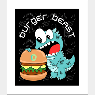 Burger beast Posters and Art